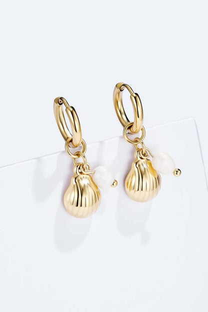 Stainless steel earrings 124AQ579
