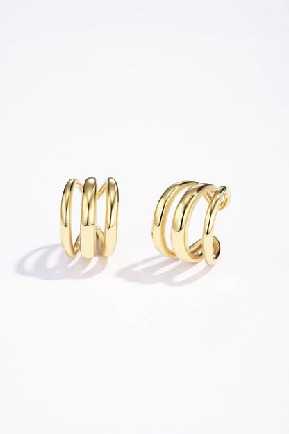 Stainless steel earrings 124AQ384