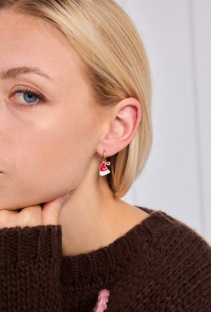 124RX221 stainless steel earrings