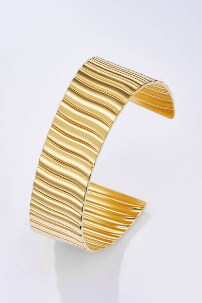 Stainless steel bangle bracelet 324AQ309