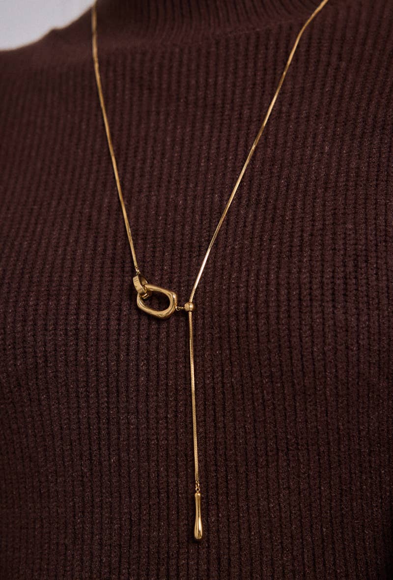 Stainless steel necklace 224AQ183