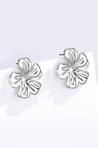 Stainless steel earrings 124AQ510