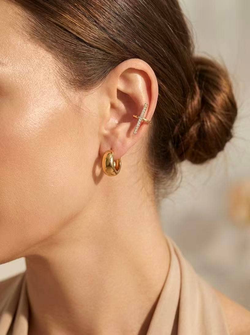 Stainless steel ear cuff 124RX299