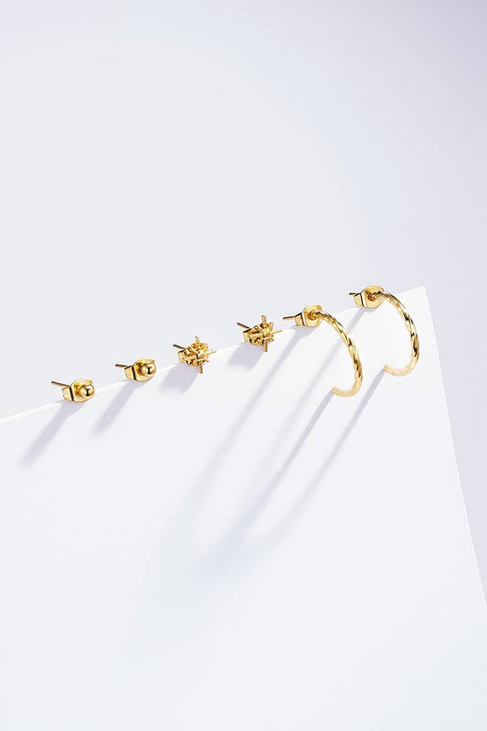 Stainless steel earrings 124RX132
