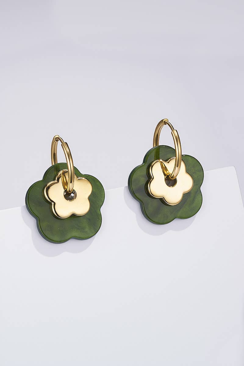 Stainless steel earrings 124RX258