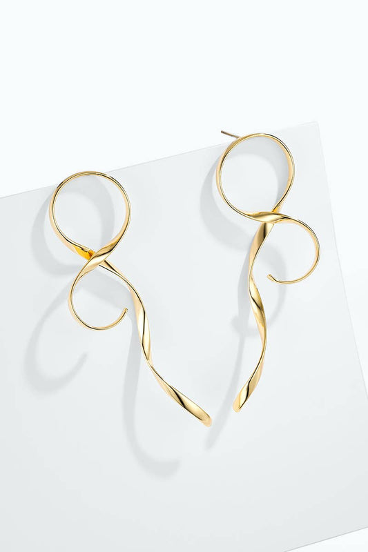 Stainless steel earrings 124AQ649