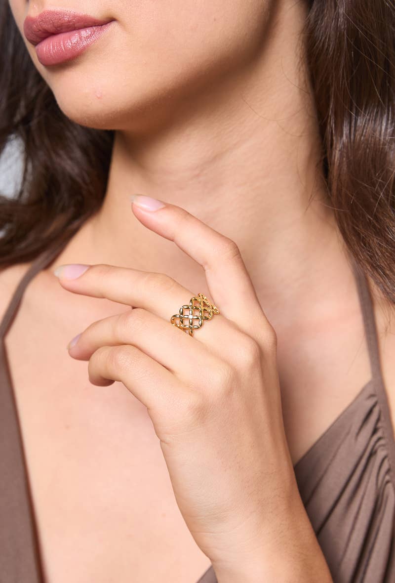 Bague en acier inoxydable 424YC77