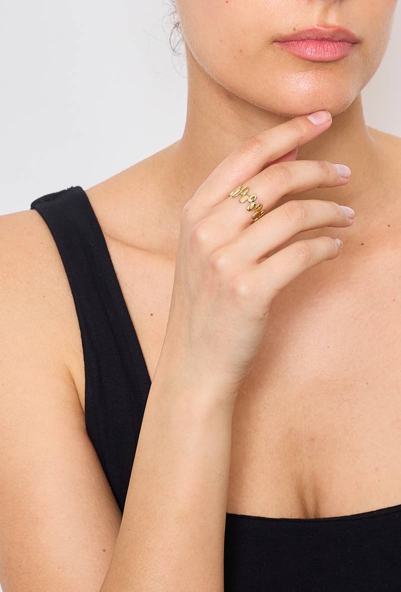 Women's stainless steel ring 424YC07