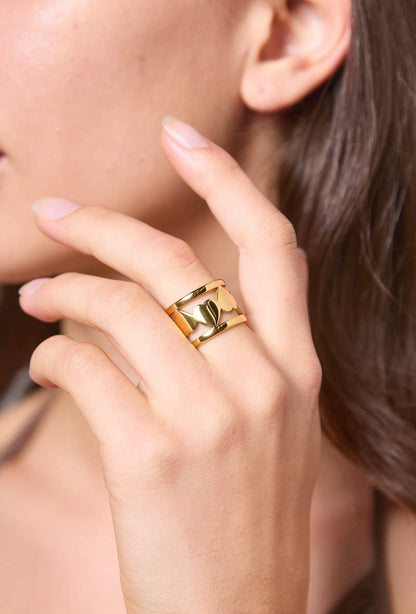 Stainless steel ring 424YC58