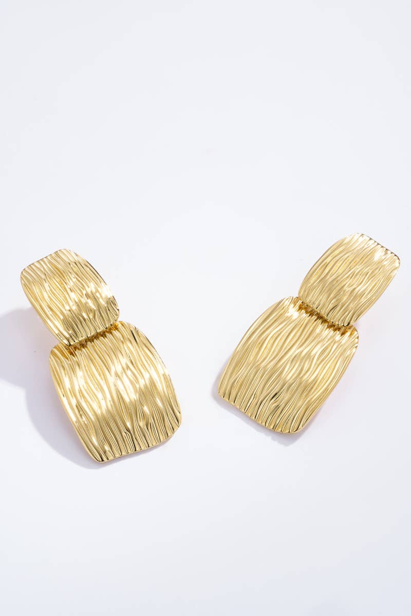 Boucles d'oreilles pendantes en acier inoxydable 124AQ01