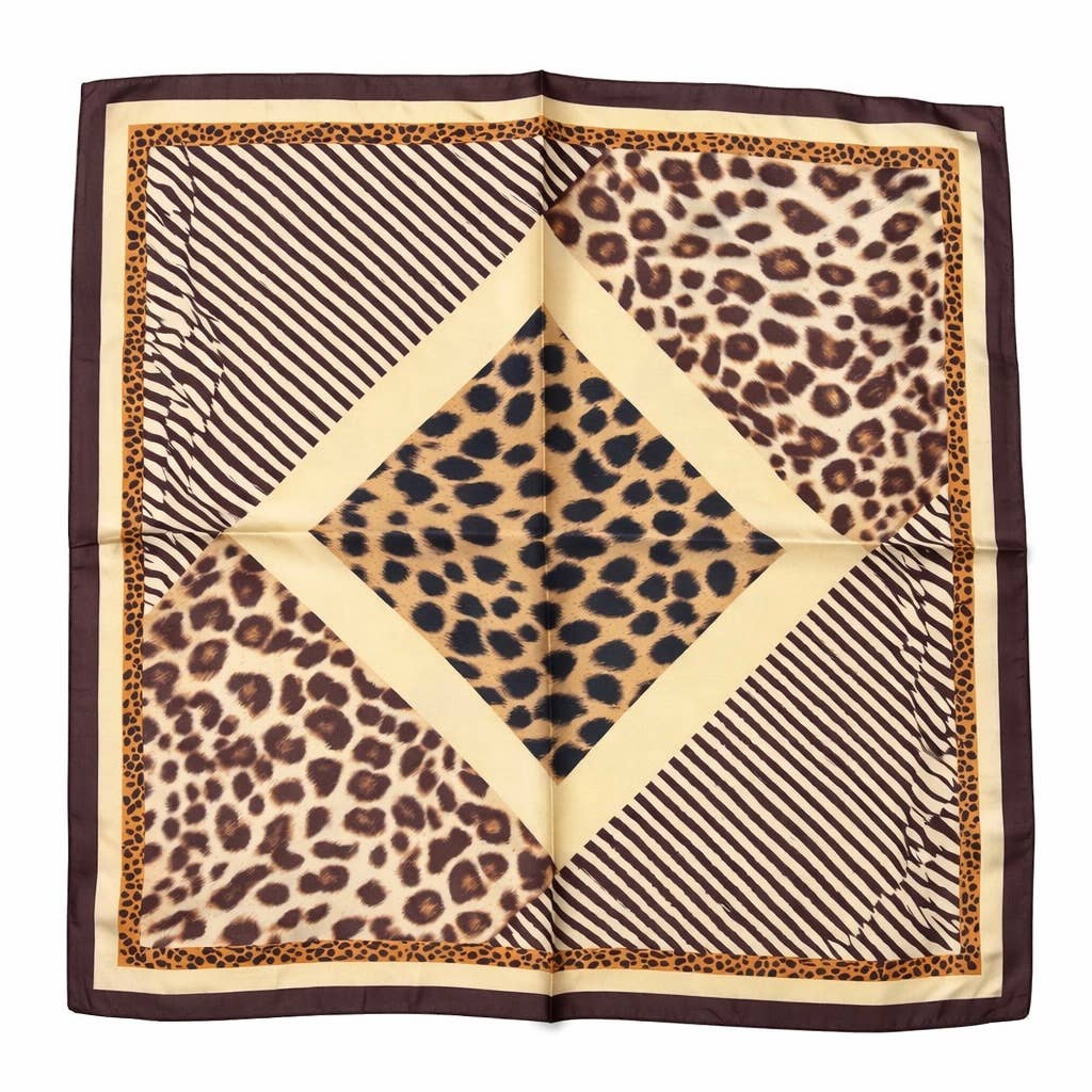 Patterned scarf 65 X 65 CM FL351DF