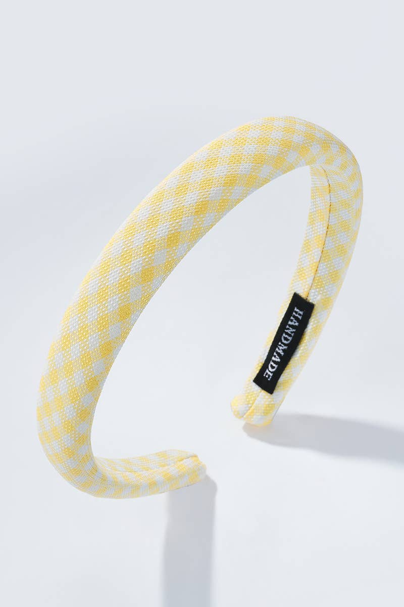 Gingham headband ST302