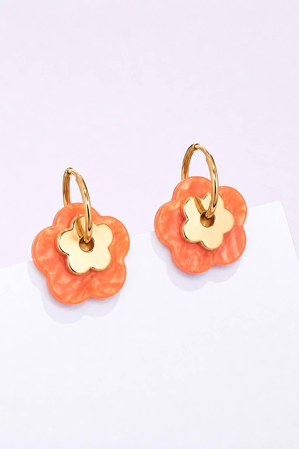 124RX350 stainless steel earrings