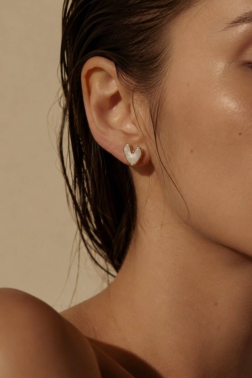 Stainless steel earrings 124AQ646