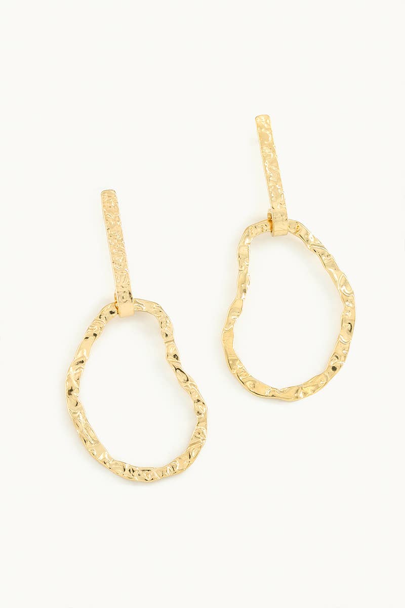 124RX75 stainless steel earrings