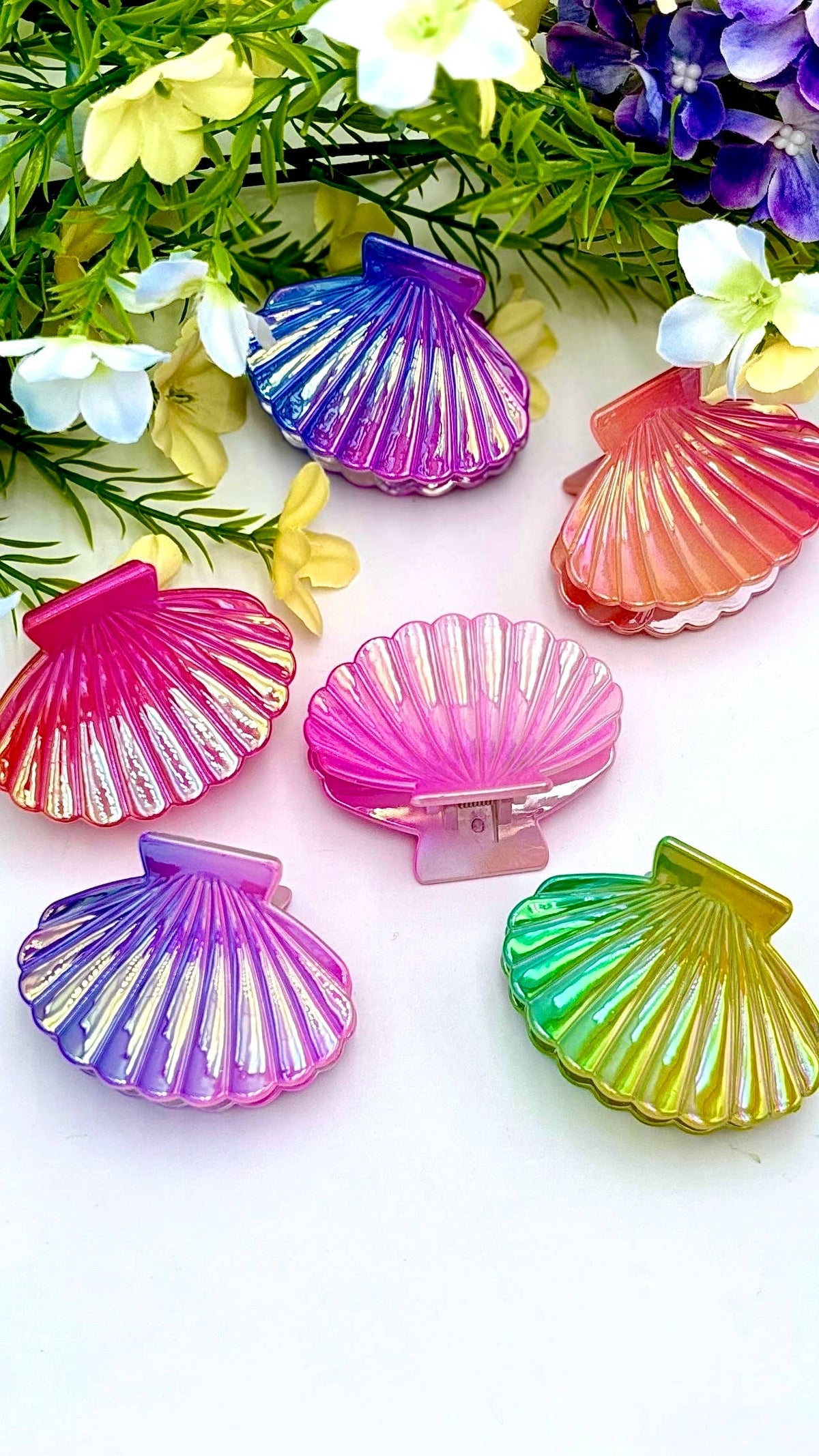 YH28 seashell hair clip