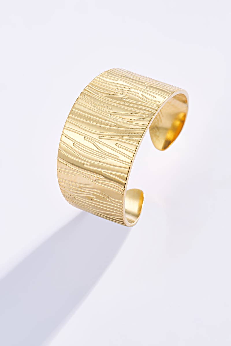 Bague texturée en acier inoxydable 424RX77