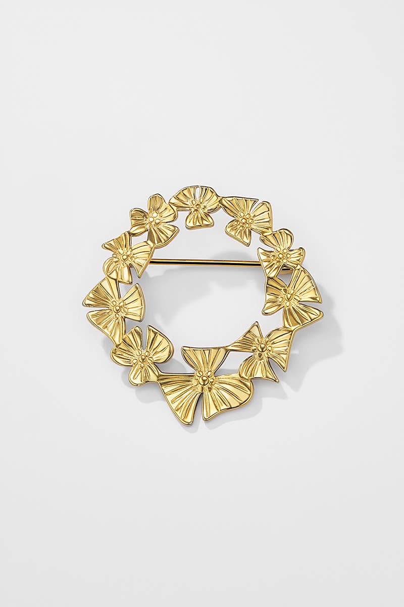 Stainless steel brooch BHYRX115