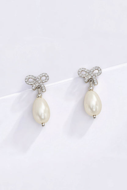 Rhinestone and beaded earrings 124AQ67