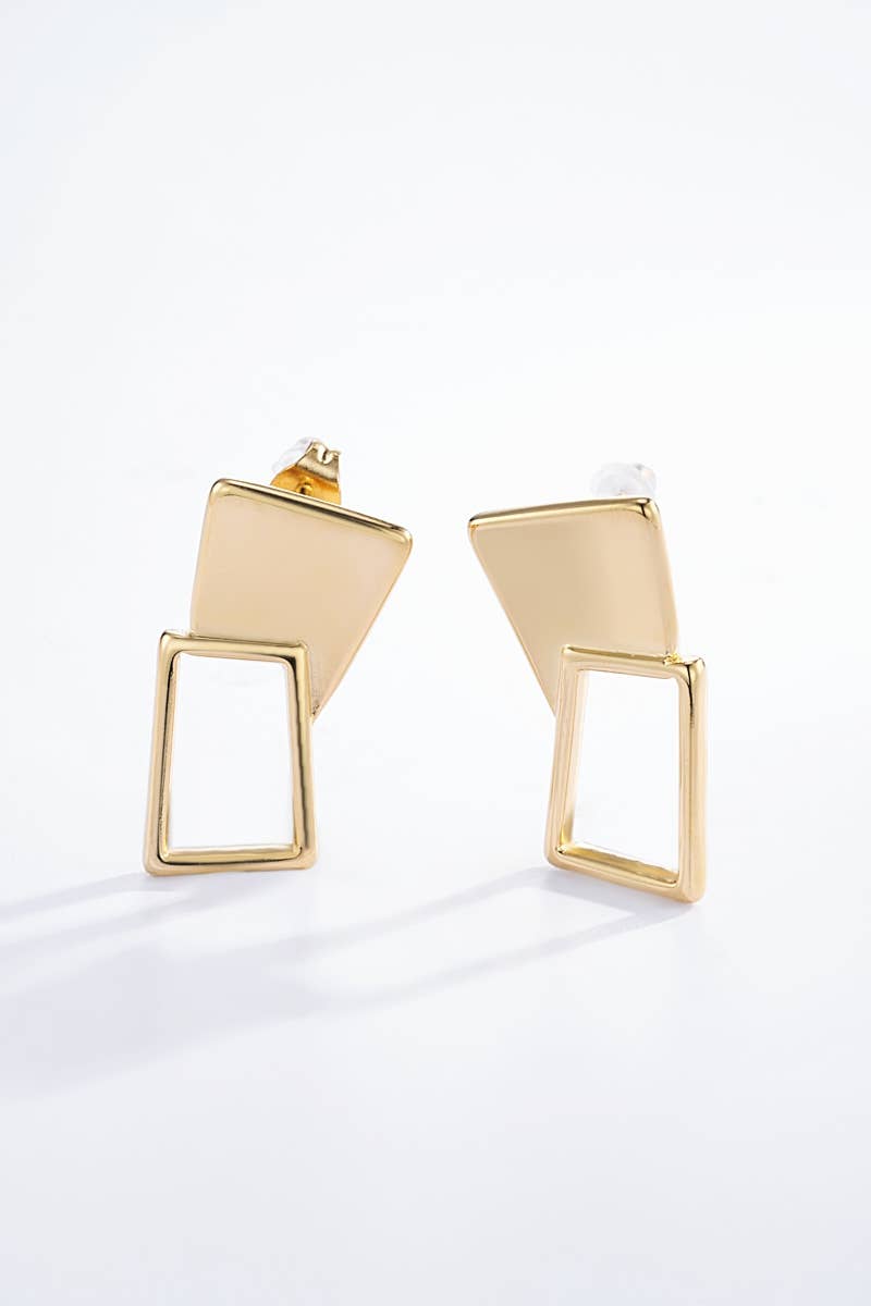 Boucles d'oreilles en acier inoxydable 124DY34