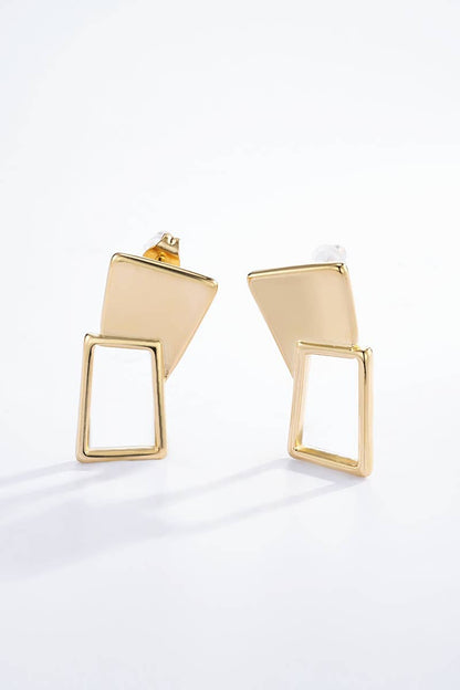 Boucles d'oreilles en acier inoxydable 124DY34