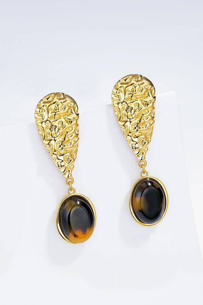 Boucles d'oreilles en acier inoxydable 124RX188