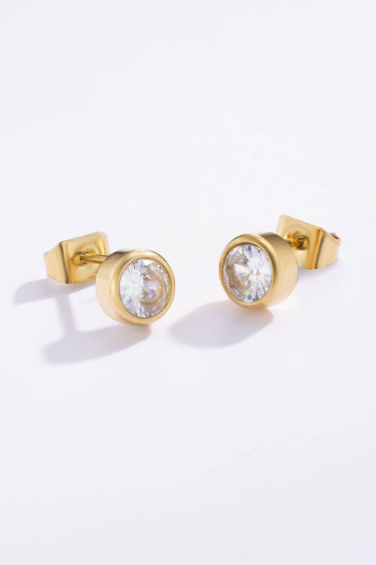 Boucles D'Oreilles Puces En Acier Inoxydable 124AQ121N129
