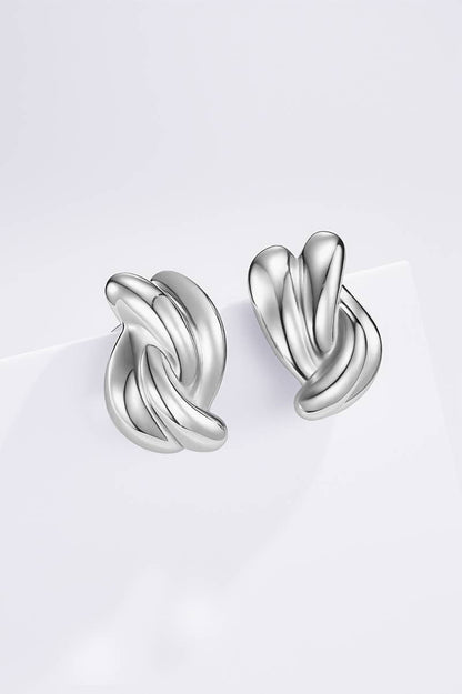 Stainless steel earrings 124AQ502