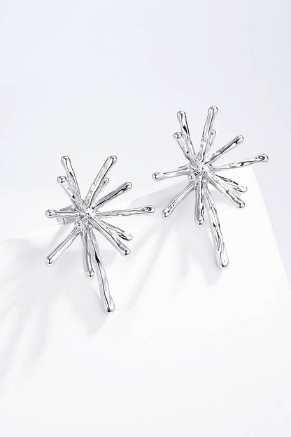 Boucles d'oreilles en acier inoxydable 124AQ258