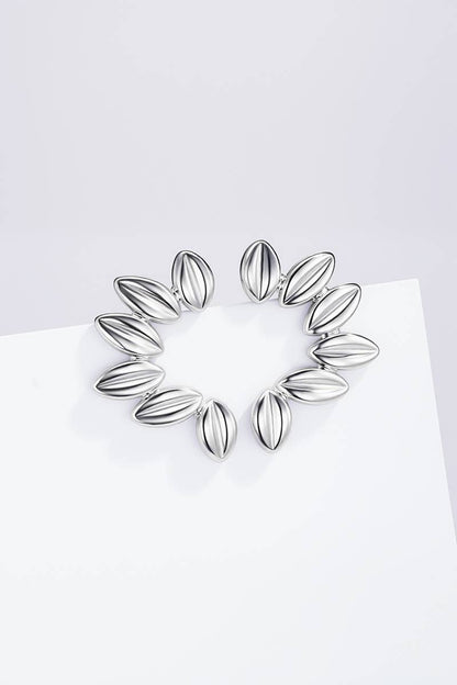 Boucles d'oreilles en acier inoxydable 124AQ434