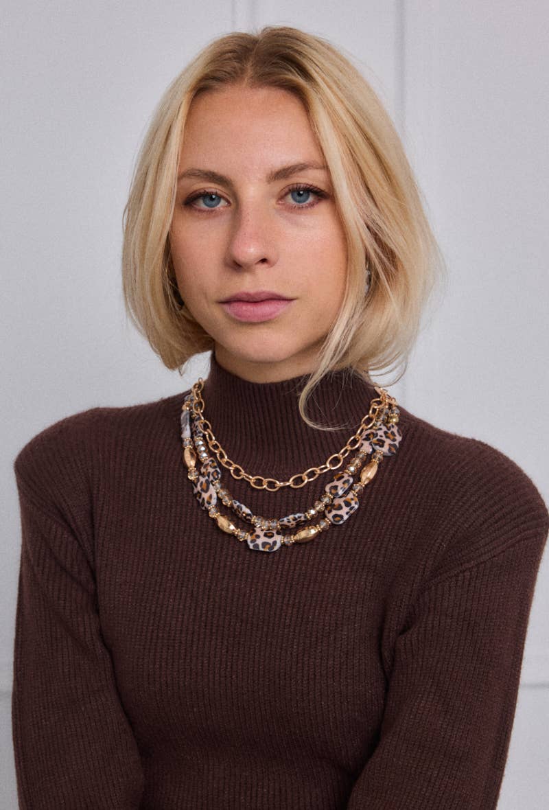 Fashion necklace 2WY06