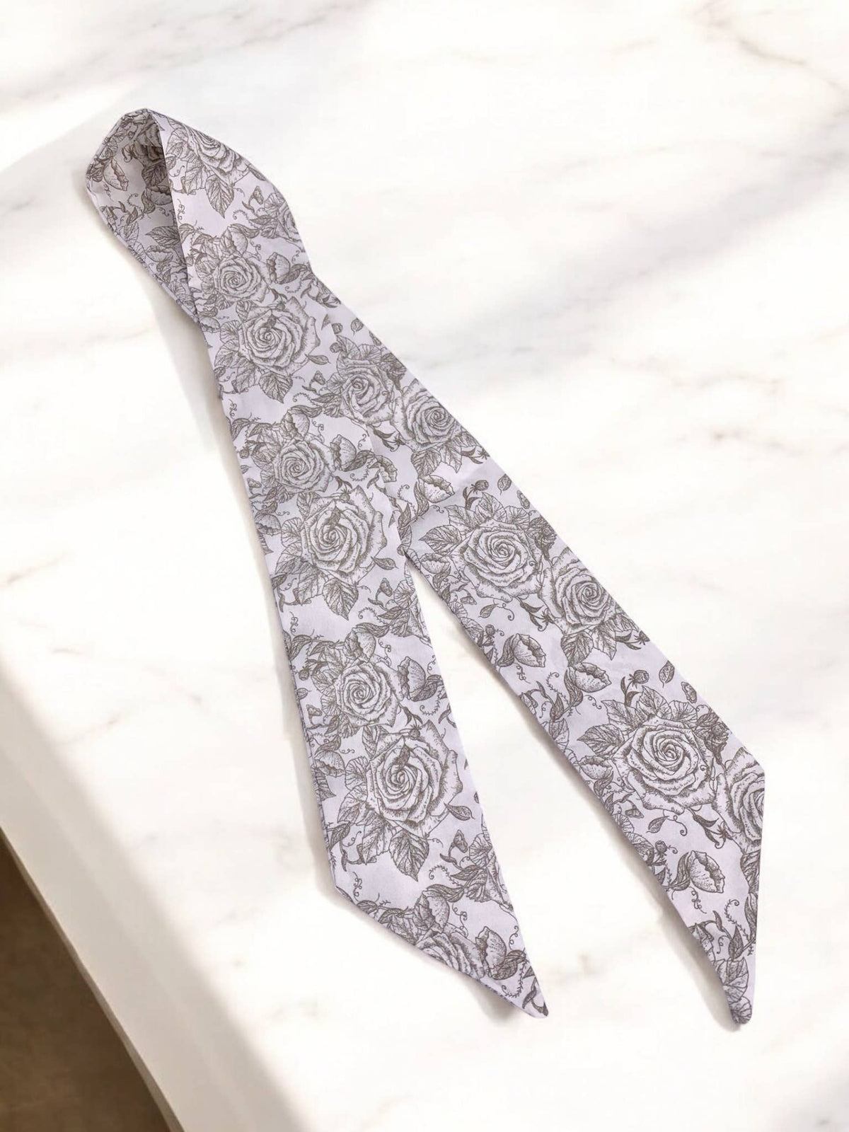 Floral print thin scarf FL08