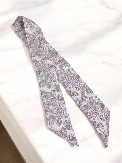 Floral print thin scarf FL08