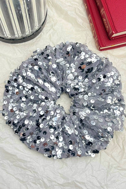 Sequin elastic scrunchie FQ93
