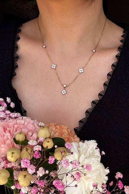 Stainless steel necklace 224AQ146