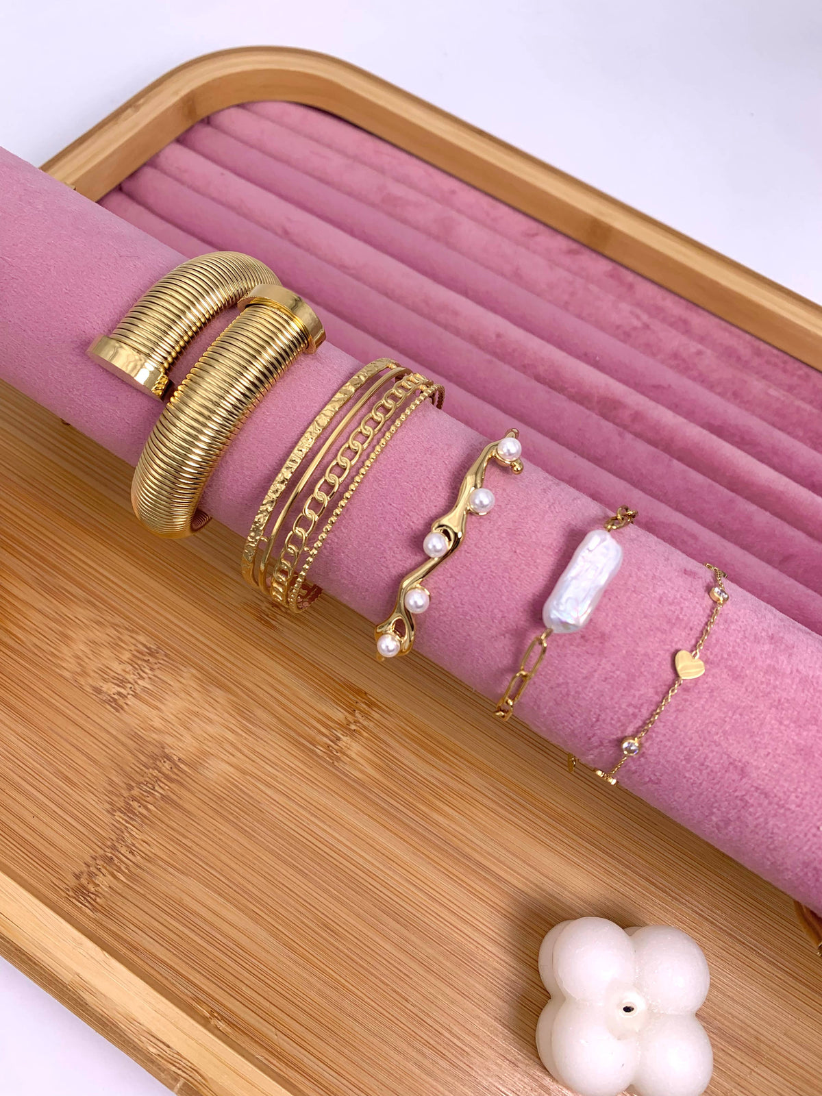 Set de bracelets en acier inoxydable SET46