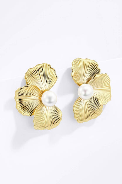 124AQ400 stainless steel earrings