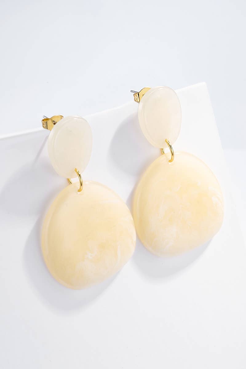 Stainless steel earrings 124CP09