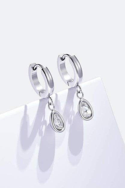 Stainless steel earrings 124AQ573