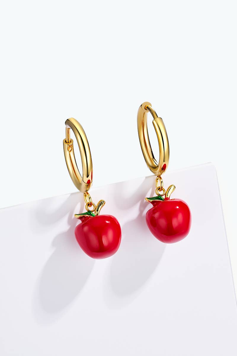 Boucles d'oreilles en acier inoxydable 124AQ591