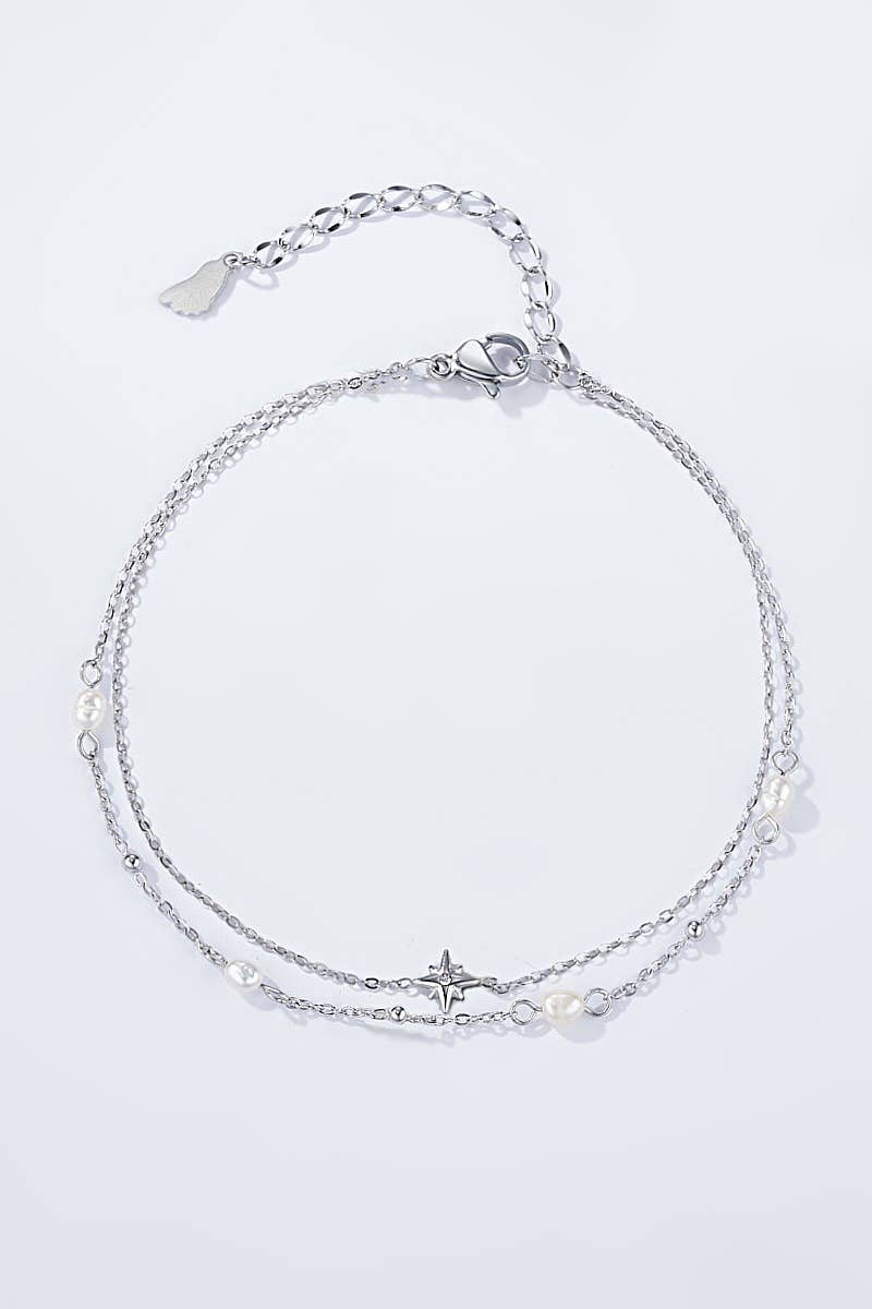 Stainless steel anklet 624AQ05