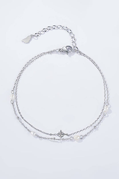 Stainless steel anklet 624AQ05