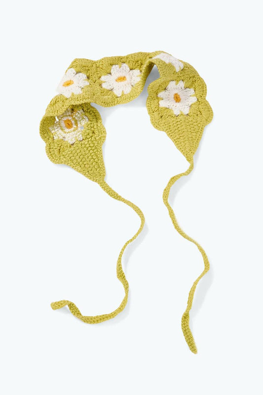 Bandana en crochet fleurs ST315HS