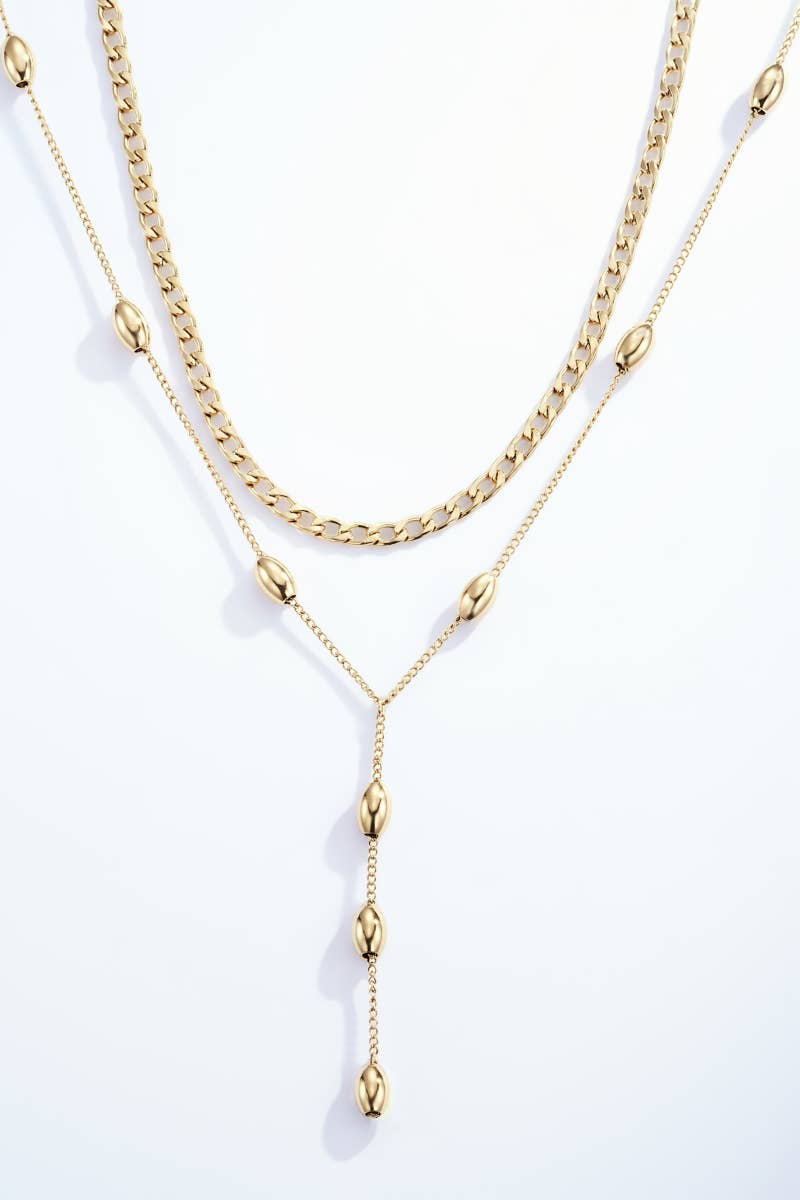 Collier double Y en acier inoxydable 224RX46