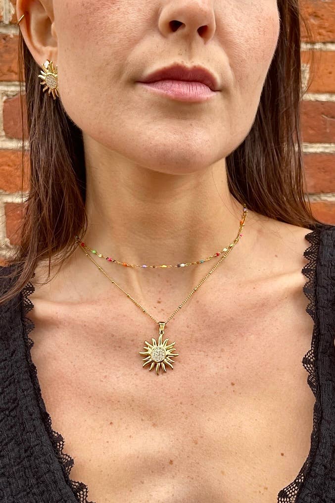 Stainless steel necklace 224AQ156