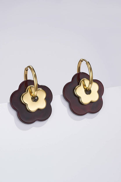 Stainless steel earrings 124RX258