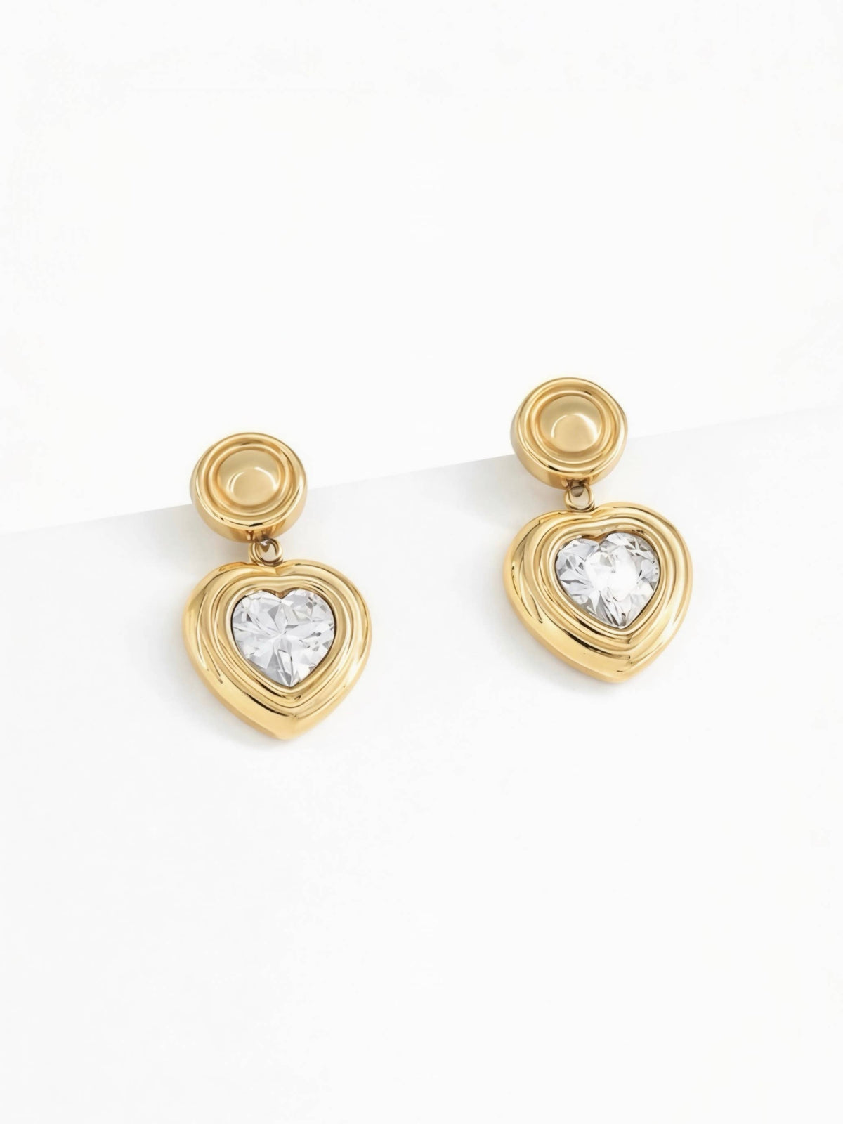 Boucles d'oreilles en acier inoxydable 124AQ298