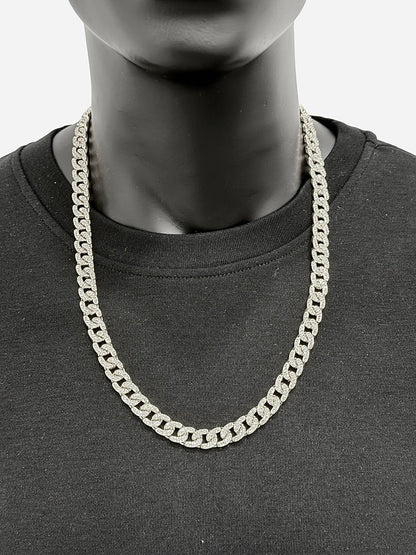 Stainless steel necklace 2K070809-LARGE