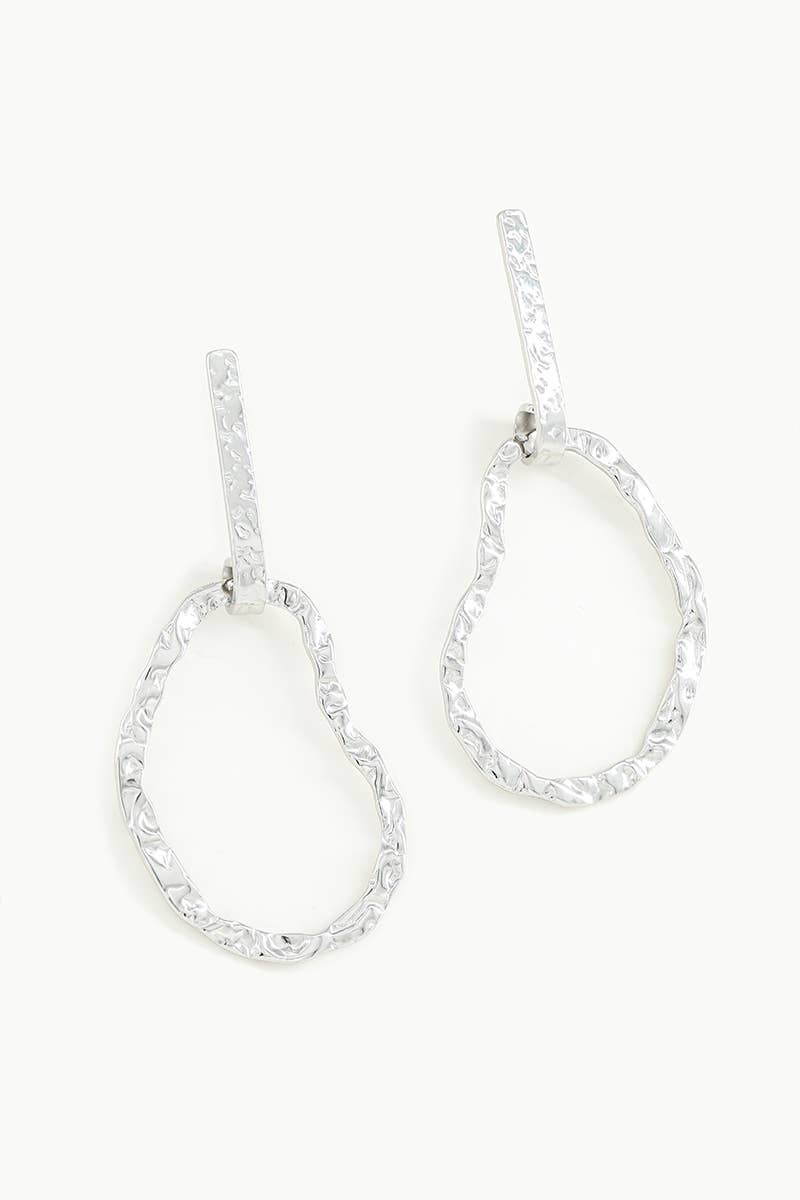 124RX75 stainless steel earrings