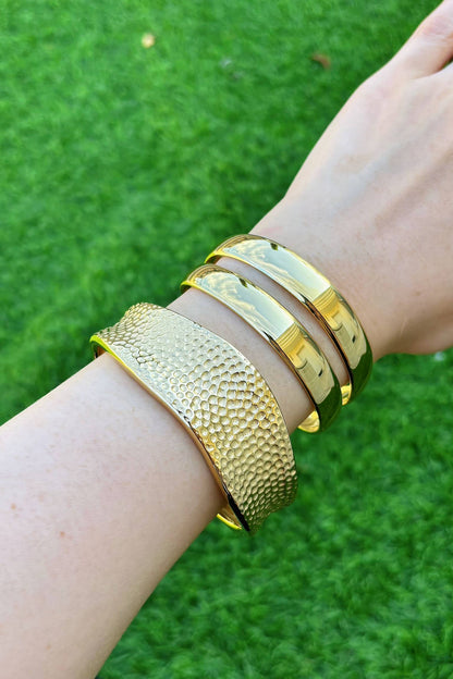 Stainless steel bangle bracelet 324AQ253